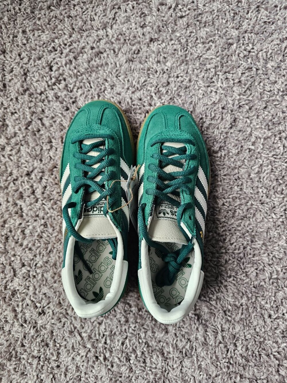 Adidas Handball Spezial shoes women's 5 in dark green - Picture 2 of 11